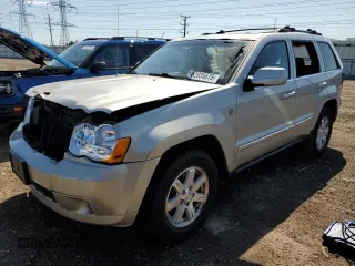 2008 Jeep Grand Cherokee Limited with VIN 1J8HR582X8C241417, listed as a Copart auction lot 62035675 with Not provided miles and Salvage title. Bid and sale history available at DreamBid. Image 1.
