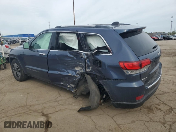 2020 Jeep Grand Cherokee Limited with VIN 1C4RJFBG1LC398999, listed as a Copart auction lot 58436765 with 45,631 mi miles and Non repairable. Bid and sale history available at DreamBid. Image 2.