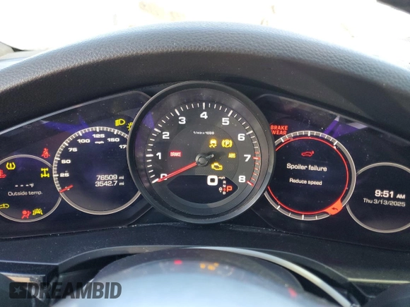 2021 Porsche Cayenne с VIN WP1BA2AY5MDA41596, выставлен на аукционе Copart как лот 48935375 с пробегом 76 509 миль миль и Списание • Salvage title. История ставок и продаж доступна на DreamBid. Изображение 9.