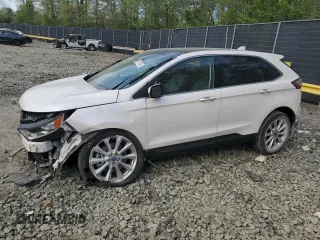 2017 Ford Edge Titanium z VIN 2FMPK4K80HBC30050, wystawiony jako Copart lot #54122585 z przebiegiem 58 023 mil mil oraz Szkoda całkowita • Salvage title. Historia ofert i sprzedaży dostępna na DreamBid. Obrazek 1.