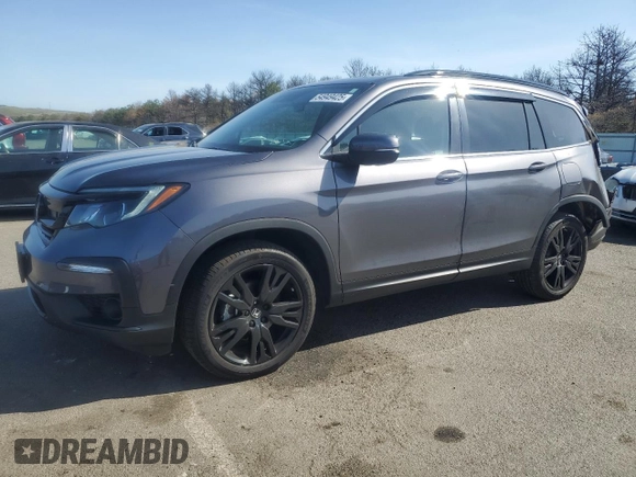 2021 Honda Pilot Special Edition with VIN 5FNYF6H28MB055670, listed as a Copart auction lot 54949425 with 51,948 mi miles and Salvage Title. Bid and sale history available at carsss.com. Image 1.