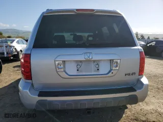 2003 Honda Pilot EX with VIN 2HKYF18633H607078, listed as a Copart auction lot 51830565 with 197,338 mi miles and Salvage Title. Bid and sale history available at carsss.com. Image 6.