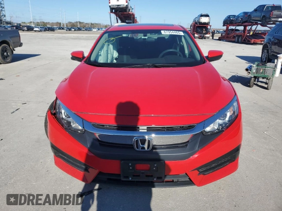 2016 Honda Civic EX with VIN 2HGFC2F72GH543505, listed as a Copart auction lot 87954465 with 25,690 mi miles and Salvage Title. Bid and sale history available at DreamBid. Image 5.