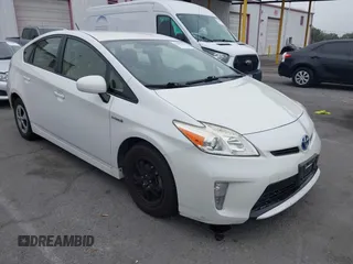 2015 Toyota Prius Four with VIN JTDKN3DU5F0410147, listed as a IAAI auction lot 42593422 with 12,537 mi miles and . Bid and sale history available at DreamBid. Image 1.