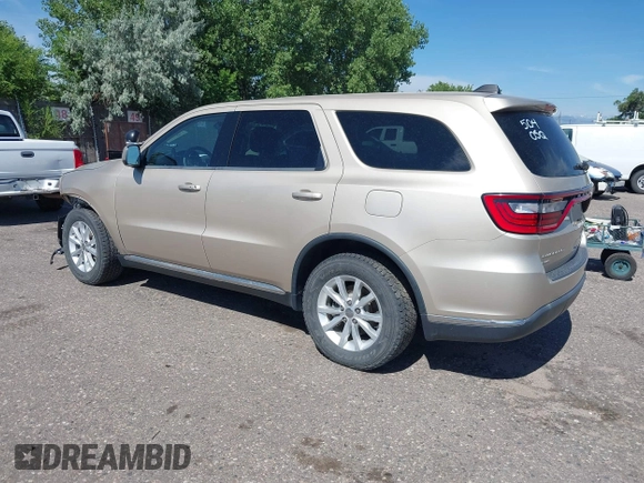2014 Dodge Durango SXT with VIN 1C4RDJAG0EC455787, listed as a IAAI auction lot 42651627 with 103,218 mi miles and . Bid and sale history available at DreamBid. Image 3.