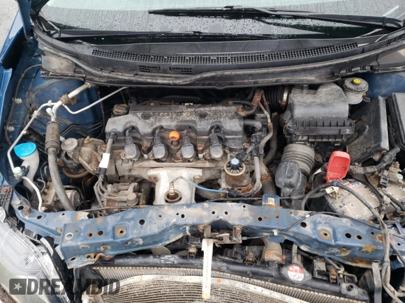 2013 Honda Civic LX with VIN 2HGFB2F43DH001916, listed as a Copart auction lot 54666895 with 127,158 mi miles and Salvage title. Bid and sale history available at DreamBid. Image 11.