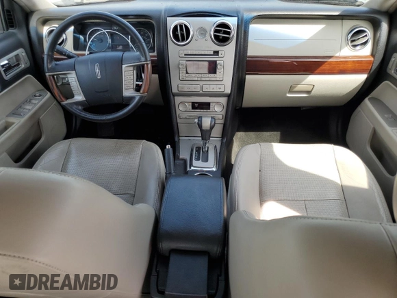 2009 Lincoln MKZ with VIN 3LNHM28T09R633057, listed as a Copart auction lot 58500155 with 83,138 mi miles and Clean title. Bid and sale history available at DreamBid. Image 8.
