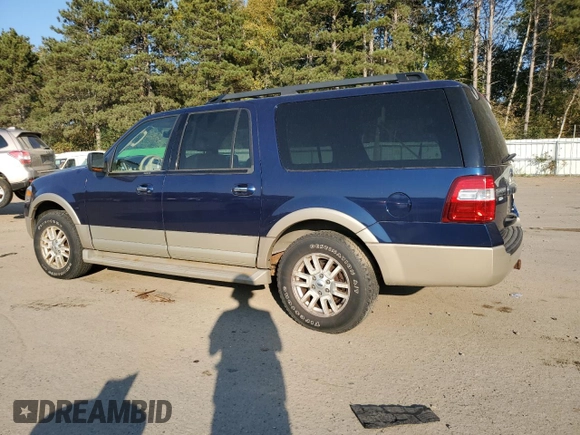 2010 Ford Expedition EL Eddie Bauer with VIN 1FMJK1J52AEB19232, listed as a Copart auction lot 75154654 with 0 mi miles and Clean Title. Bid and sale history available at carsss.com. Image 2.