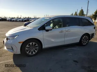 2021 Honda Odyssey EX-L z VIN 5FNRL6H7XMB015275, wystawiony jako Copart lot #78683214 z przebiegiem 42 467 mil mil oraz Szkoda całkowita • Salvage title. Historia ofert i sprzedaży dostępna na DreamBid. Obrazek 1.