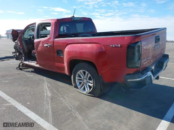 2015 GMC Canyon 4WD SLT with VIN 1GTG6CE30F1175322, listed as a IAAI auction lot 41273719 with 1 mi miles. Bid and sale history available at carsss.com. Image 3.