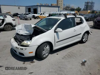 2009 Volkswagen Rabbit S with VIN WVWAA71K89W043117, listed as a Copart auction lot 44767215 with 171,122 mi miles and Salvage title. Bid and sale history available at DreamBid. Image 1.