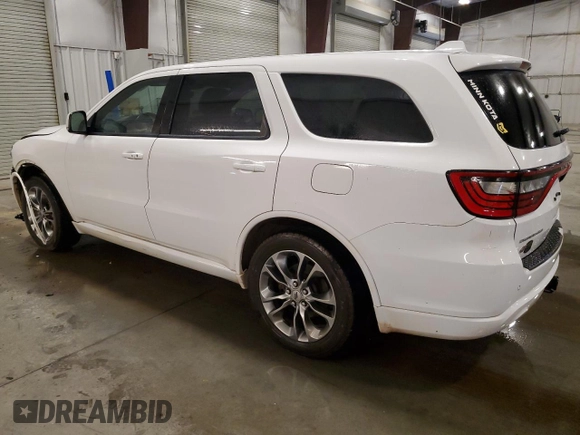 2019 Dodge Durango GT Plus with VIN 1C4RDJDG7KC634237, listed as a Copart auction lot 59366285 with 139,056 mi miles and Salvage title. Bid and sale history available at DreamBid. Image 2.