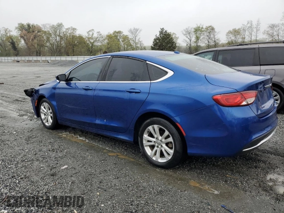 2015 Chrysler 200 Limited with VIN 1C3CCCAB1FN705489, listed as a Copart auction lot 50977855 with 157,626 mi miles and Salvage Title. Bid and sale history available at carsss.com. Image 2.