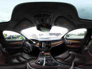 2018 Volvo S90 Inscription with VIN LVY992ML3JP005482, listed as a IAAI auction lot 41966556 with 136,908 mi miles. Bid and sale history available at carsss.com. Image 18.