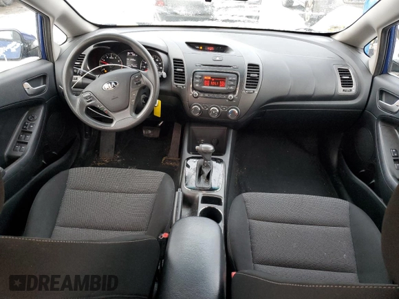 2017 Kia Forte LX with VIN 3KPFK4A79HE018703, listed as a Copart auction lot 45103725 with 79,485 mi miles and Salvage Title. Bid and sale history available at carsss.com. Image 8.