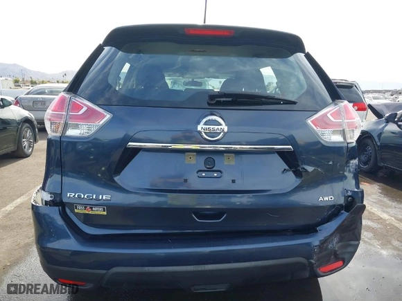 2015 Nissan Rogue S with VIN KNMAT2MV6FP553247, listed as a IAAI auction lot 41252030 with 96,330 mi miles. Bid and sale history available at carsss.com. Image 16.