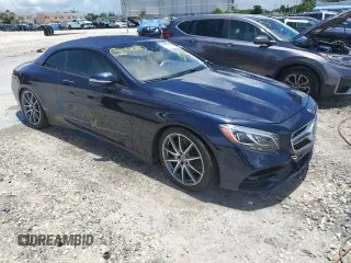 2019 Mercedes-Benz S-Class S 560 with VIN WDDXK8DB4KA038059, listed as a Copart auction lot 63028734 with 40,327 mi miles and Non Repairable. Bid and sale history available at carsss.com. Image 4.