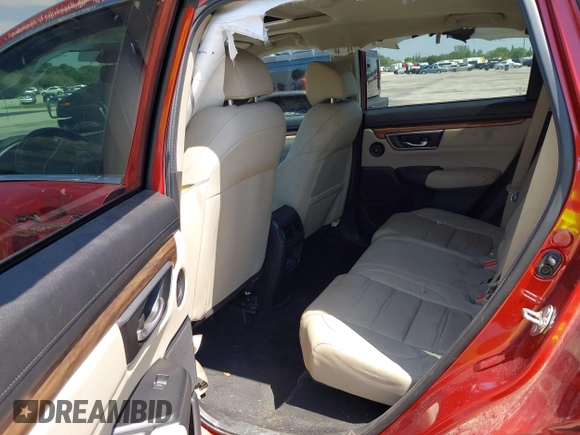 2019 Honda CR-V EX-L with VIN 5J6RW1H85KL006877, listed as a IAAI auction lot 42144665 with 39,833 mi miles. Bid and sale history available at carsss.com. Image 8.