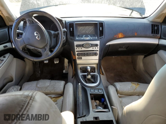 2007 Infiniti G35 Sport with VIN JNKBV61E97M713584, listed as a Copart auction lot 77174144 with Not Provided miles and Salvage Title. Bid and sale history available at DreamBid. Image 8.
