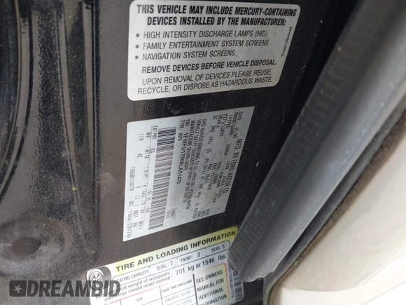 2008 Ford Expedition Eddie Bauer with VIN 1FMFU17508LA51476, listed as a IAAI auction lot 42418155 with 250,541 mi miles and . Bid and sale history available at DreamBid. Image 9.