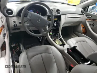 2004 Mercedes-Benz CLK 320 with VIN WDBTK65G54T005178, listed as a Copart auction lot 58312605 with 101,127 mi miles and Salvage title. Bid and sale history available at DreamBid. Image 8.