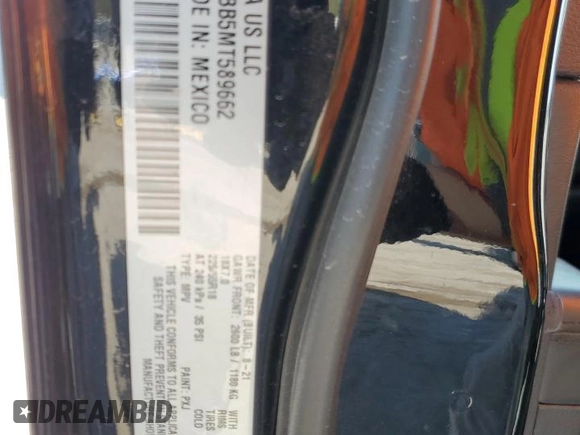 2021 Jeep Compass Altitude with VIN 3C4NJDBB5MT589662, listed as a Copart auction lot 52500255 with Not provided miles and Salvage title. Bid and sale history available at DreamBid. Image 15.