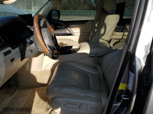 2016 Lexus LX 570 with VIN JTJHY7AX1G4191119, listed as a Copart auction lot 87213854 with 206,339 mi miles and Salvage Title. Bid and sale history available at carsss.com. Image 7.