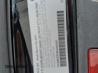 2019 Audi RS 5 Sportback z VIN WUABWCF5XKA900450, wystawiony jako Copart lot #72545583 z przebiegiem 32 832 mil mil oraz . Historia ofert i sprzedaży dostępna na DreamBid. Obrazek 12.