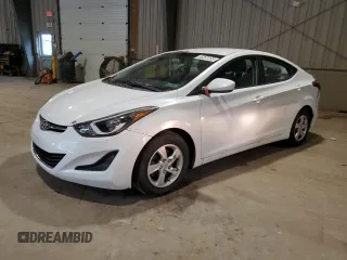 2015 Hyundai Elantra SE z VIN 5NPDH4AE5FH591367, wystawiony jako Copart lot #56207335 z przebiegiem 121 941 mil mil oraz Szkoda całkowita • Salvage title. Historia ofert i sprzedaży dostępna na DreamBid. Obrazek 1.