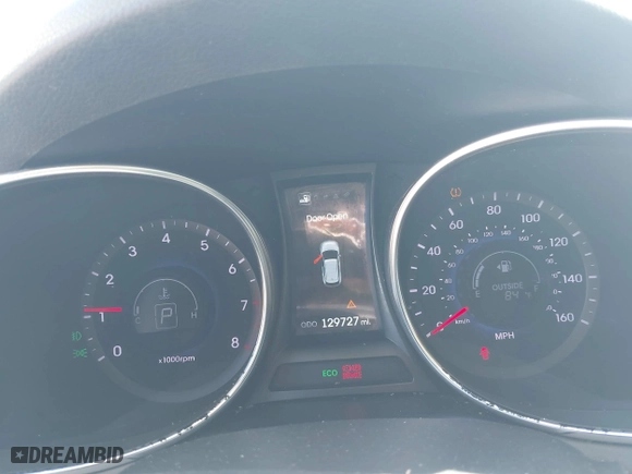 2014 Hyundai Santa Fe Limited with VIN KM8SR4HF0EU072293, listed as a IAAI auction lot 41565281 with 129,727 mi miles. Bid and sale history available at carsss.com. Image 7.