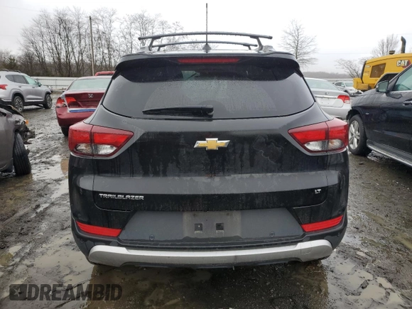 2022 Chevrolet TrailBlazer LT with VIN KL79MPSL1NB078033, listed as a Copart auction lot 79958253 with 43,023 mi miles and Salvage Title. Bid and sale history available at DreamBid. Image 6.