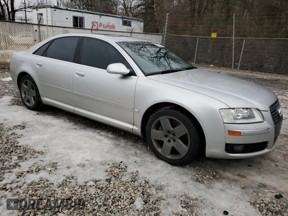 2006 Audi A8 4.2L z VIN WAULL44E86N017283, wystawiony jako Copart lot #43999865 z przebiegiem Nie podano mil oraz Szkoda całkowita • Salvage title. Historia ofert i sprzedaży dostępna na DreamBid. Obrazek 4.