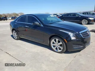 2014 Cadillac ATS Standard RWD with VIN 1G6AA5RX7E0128020, listed as a Copart auction lot 48492835 with 94,573 mi miles and Salvage title. Bid and sale history available at DreamBid. Image 4.
