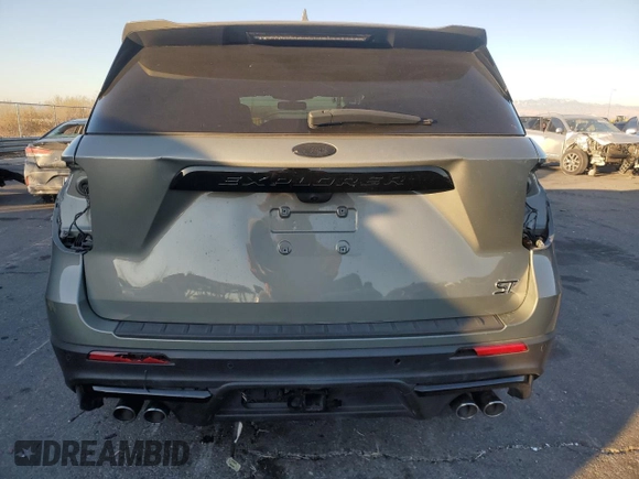 2020 Ford Explorer ST with VIN 1FM5K8GCXLGB29448, listed as a Copart auction lot 42648855 with 52,633 mi miles and Salvage Title. Bid and sale history available at DreamBid. Image 6.
