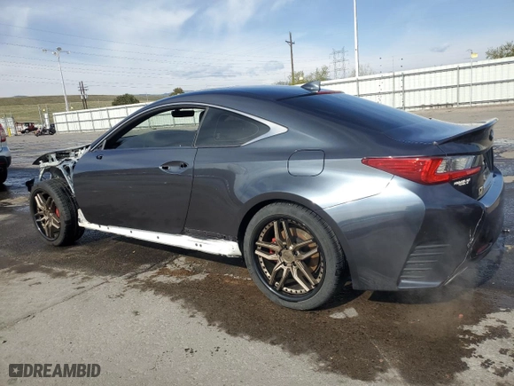 2015 Lexus RC 350 with VIN JTHSE5BC7F5005608, listed as a Copart auction lot 51287865 with 73,788 mi miles and Salvage Title. Bid and sale history available at carsss.com. Image 2.