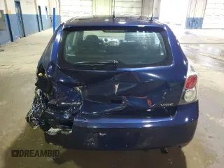 2009 Pontiac Vibe w/1SB with VIN 5Y2SP67039Z432894, listed as a Copart auction lot 37160004 with 0 mi miles and Clean Title. Bid and sale history available at carsss.com. Image 6.
