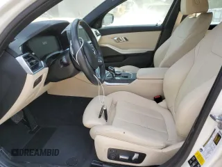 2020 BMW 3 Series 330i xDrive with VIN 3MW5R7J01L8B10663, listed as a Copart auction lot 56383485 with 74,543 mi miles and Salvage title. Bid and sale history available at DreamBid. Image 7.