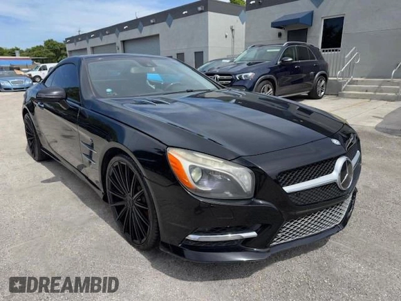 2013 Mercedes-Benz SL 550 with VIN WDDJK7DA4DF012896, listed as a Copart auction lot 64525115 with 114,456 mi miles and Non repairable. Bid and sale history available at DreamBid. Image 4.