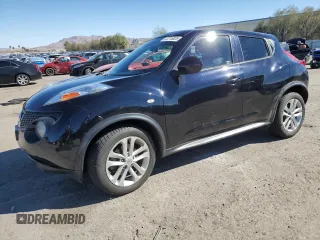 2014 Nissan Juke SV with VIN JN8AF5MR0ET355009, listed as a Copart auction lot 47215825 with 105,129 mi miles and Salvage Title. Bid and sale history available at carsss.com. Image 1.