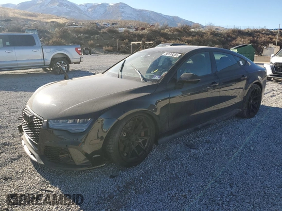 2017 Audi RS 7 Prestige z VIN WUAWAAFC1HN903273, wystawiony jako Copart lot #88136355 z przebiegiem 61 447 mil mil oraz Szkoda całkowita • Salvage title. Historia ofert i sprzedaży dostępna na DreamBid. Obrazek 1.