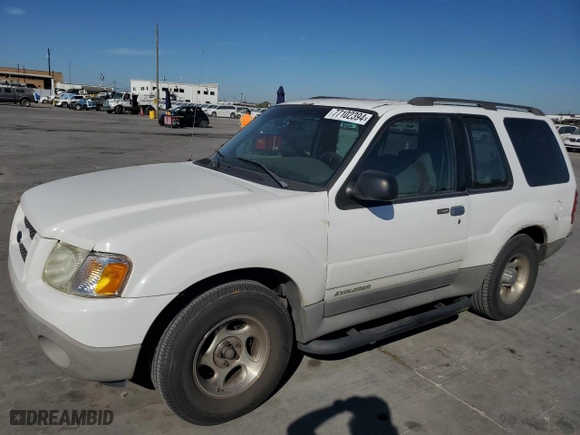 2001 Ford Explorer Sport with VIN 1FMYU60E01UC72303, listed as a Copart auction lot 77102394 with 184,821 mi miles and Clean Title. Bid and sale history available at carsss.com. Image 1.