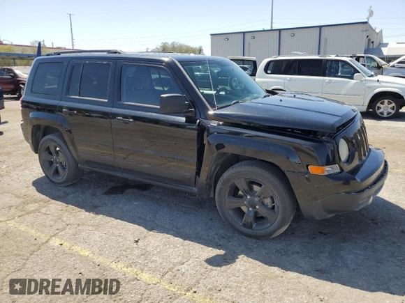 2014 Jeep Patriot Altitude with VIN 1C4NJPBA2ED851122, listed as a Copart auction lot 52588795 with 160,258 mi miles and Salvage Title. Bid and sale history available at DreamBid. Image 4.