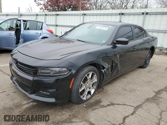 2015 Dodge Charger SXT with VIN 2C3CDXJG3FH919988, listed as a Copart auction lot 49340374 with 99,200 mi miles and Salvage title. Bid and sale history available at DreamBid. Image 1.