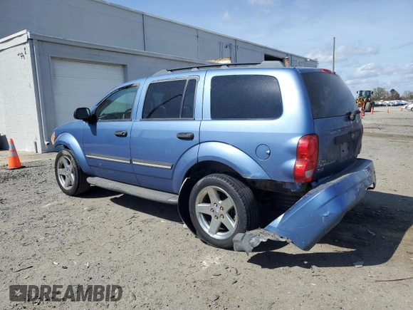 2007 Dodge Durango SLT z VIN 1D8HB482X7F562216, wystawiony jako Copart lot #51259715 z przebiegiem 195 040 mil mil oraz Czysty tytuł • Clean title. Historia ofert i sprzedaży dostępna na DreamBid. Obrazek 2.
