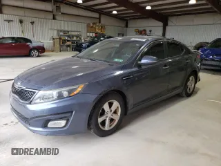 2015 Kia Optima LX with VIN 5XXGM4A7XFG476575, listed as a Copart auction lot 62330055 with 155,209 mi miles and Clean title. Bid and sale history available at DreamBid. Image 1.