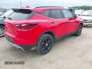 2020 Chevrolet Blazer LT with VIN 3GNKBCR45LS662204, listed as a IAAI auction lot 42458323 with 83,502 mi miles and . Bid and sale history available at DreamBid. Image 4.