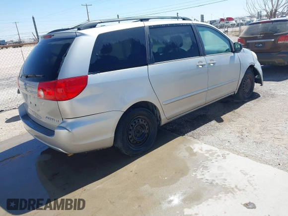 2007 Toyota Sienna CE with VIN 5TDZK23C57S076968, listed as a IAAI auction lot 41793904 with 219,373 mi miles. Bid and sale history available at carsss.com. Image 4.