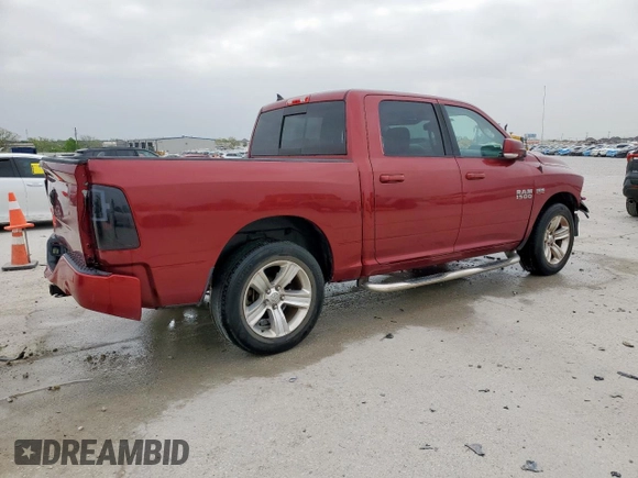 2014 Ram 1500 Sport z VIN 1C6RR6MTXES326735, wystawiony jako Copart lot #51507125 z przebiegiem 168 426 mil mil oraz Szkoda całkowita • Salvage title. Historia ofert i sprzedaży dostępna na DreamBid. Obrazek 3.