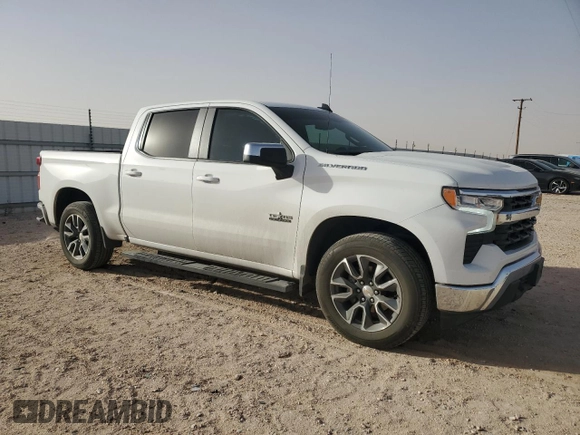 2024 Chevrolet Silverado 1500 LT with VIN 2GCPACED6R1207650, listed as a Copart auction lot 88816145 with 25,834 mi miles and Salvage Title. Bid and sale history available at DreamBid. Image 4.