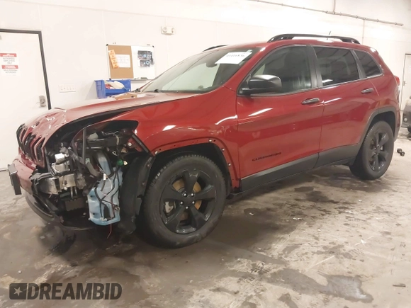 2017 Jeep Cherokee Sport with VIN 1C4PJLAB8HW644366, listed as a IAAI auction lot 41416836 with 48,351 mi miles and . Bid and sale history available at DreamBid. Image 2.